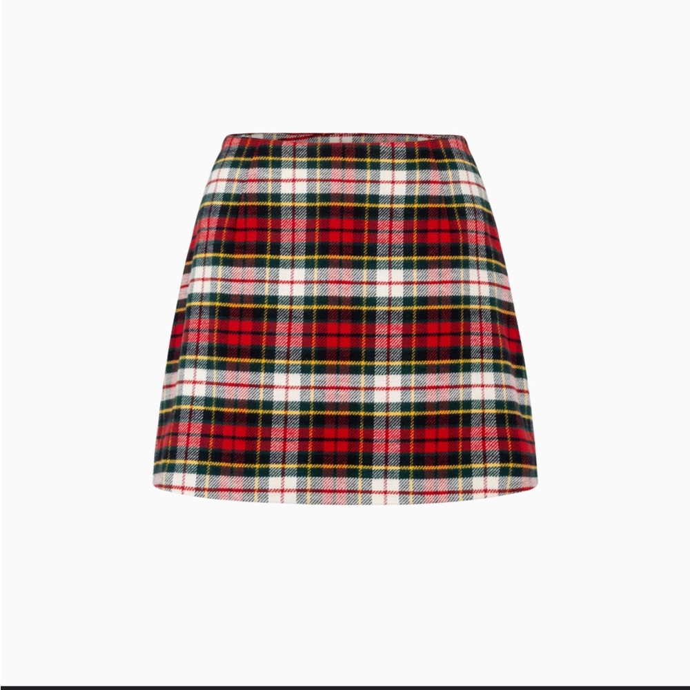 Hill house Hallie Red and Green Skirt